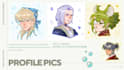 draw you a colourful profile pic