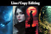line edit and copy edit your book manuscript