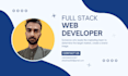 do custom website development as full stack web developer using next js