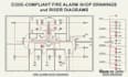 do code compliant fire alarm shop drawings and riser diagrams