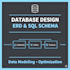 design a clean database schema with erd and sql scripts