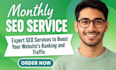 google monthly SEO service