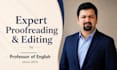 proofread and edit academic and business docs as an english professor