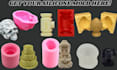 do custom 3d silicone mold for chocolate, cake, injection molding, slip casting