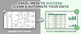 solved messy data in excel