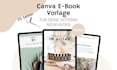 design a professional german canva ebook layout, canva ebook, journal design