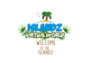 do professional 3d creative beach logo for online paradise