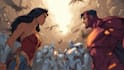 create an amazing superhero or fantasy comic illustration