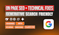 do wordpress website on page and technical SEO for google and GEO