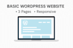 build a simple wordpress website for you
