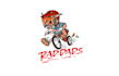 design cartoon group middle aged mountain biker dads logo