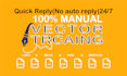 vector trace, vectorize, redraw, recreate, trace your logo or image