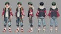 do semi realistic character design