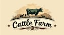 make eye catching cattle farm logo