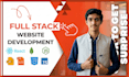 do full stack website development as mern stack, frontend, backend developer