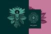 design a unique botanical boho logo