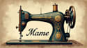 design outstanding sewing machine logo