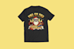 design unique santa pizza t shirt logo