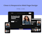 design clean and cool webpages using HTML and CSS