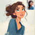 draw a disney style cartoon
