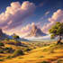 digitally paint fantasy landscape