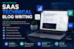 write saas technical blog writing