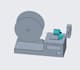create 3d modeling and 2d drawings, parts modeling in ptc creo, solidworks