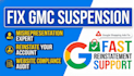 fix google merchant center suspension and misrepresentation