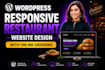 build a responsive restaurant website with online ordering