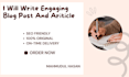 create engaging blog posts and articles