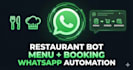 build a whatsapp food ordering and table reservation bot