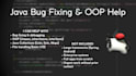 help you with java programming and fix your code
