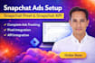 setup and manage snapchat ads, pixel, con API with GTM