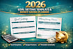 design 2026 goal setting template, money saving planner