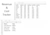 build a clean revenue and cost tracker in google sheets