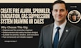 create fire alarm, sprinkler, evacuation, gas suppression system drawing or calc