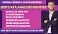 provide statistical data analysis in IBM spss and excel report writing