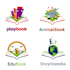 create a modern and creative book publisher logo design