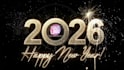 create happy new year 2026 countdown greeting video with your logo
