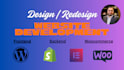do website development, website designing,  custom design and development
