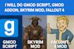 do gmod script, 3d game mode, godot gmod, fallout 4 mod, skyrim mod, gmod addon