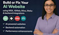 build or fix your ai website using mgx 10web mixo meku backend integration