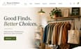 build squarespace resale website thrift store used clothing electronics store