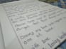 handwritten letter and notes for you