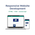 build a responsive website using HTML CSS and javascript