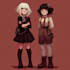 make an danganronpa inspired character in anime style