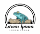 make a high quality angry frog  logo