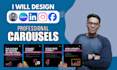 design linkedin, instagram, facebook, canva carousels posts