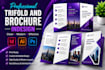 design professional bifold, trifold and indesign brochure