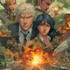 draw a cover art or comic cover art